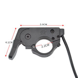 E-Bike Thumb Throttle | 12V–72V Compatible | SM & Waterproof Plug