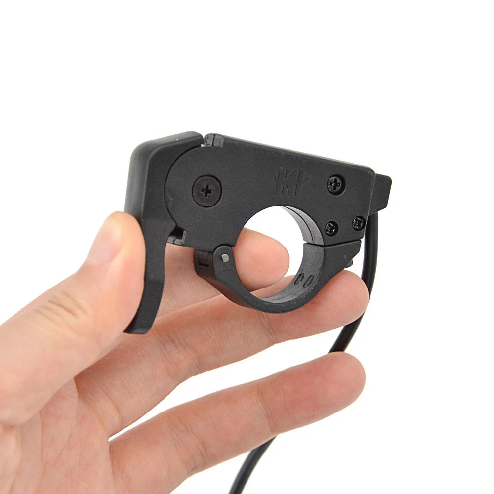 E-Bike Thumb Throttle | 12V–72V Compatible | SM & Waterproof Plug